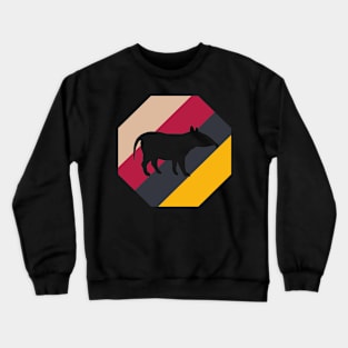 random Tapir Design Jungle Flachlandtapir Crewneck Sweatshirt